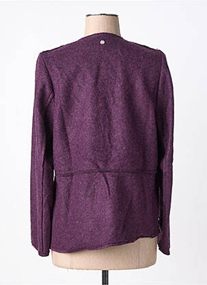 Veste casual fermeture boutonnée sur le devant violet RHUM RAISIN femme