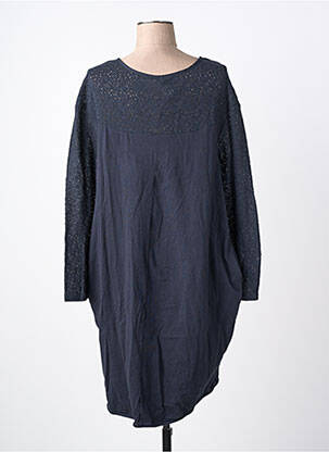 Tunique manches longues col rond bleu RHUM RAISIN femme