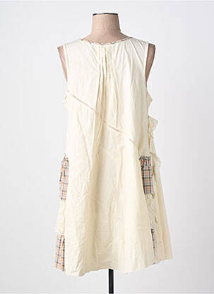 Robe mi-longue sans manche sans manche beige RHUM RAISIN femme