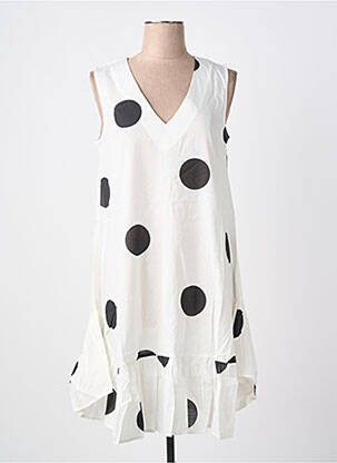 Robe mi-longue sans manche sans manche noir RHUM RAISIN femme