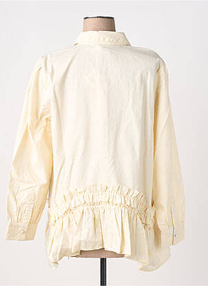 Tunique manches longues col chemisier beige RHUM RAISIN femme