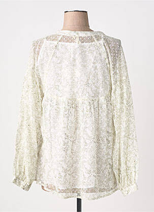 Blouse légère et transparente manches longues vert RHUM RAISIN femme