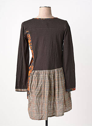 Tunique manches longues col rond marron RHUM RAISIN femme