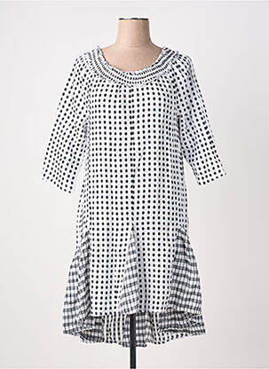 Robe mi-longue manches 3/4 manches 3/4 noir RHUM RAISIN femme