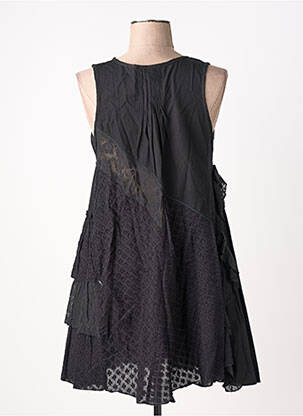 Robe courte sans manche sans manche noir RHUM RAISIN femme