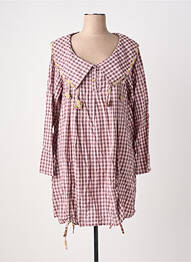Robe courte manches longues manches longues violet RHUM RAISIN femme
