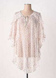 Tunique manches longues légère et transparente rose RHUM RAISIN femme