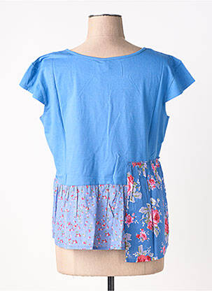 T-shirt coupe cintrée manches courtes bleu RHUM RAISIN femme