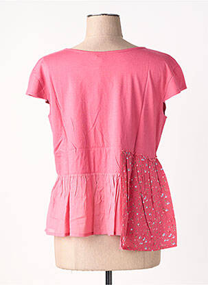 T-shirt coupe cintrée manches courtes rose RHUM RAISIN femme