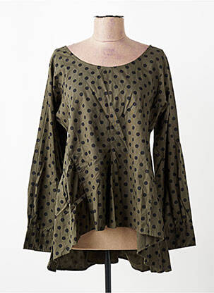 Tunique manches longues col rond vert RHUM RAISIN femme
