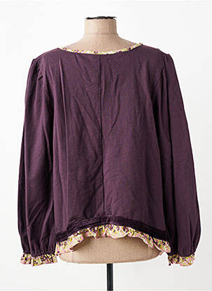 Top stretch manches longues violet RHUM RAISIN femme