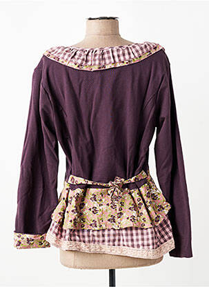 Veste casual coupe cintrée violet RHUM RAISIN femme