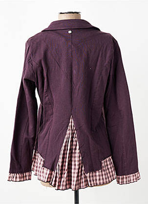 Blazer col châle violet RHUM RAISIN femme