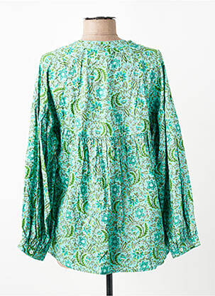 Blouse imprimé fleurs manches longues vert RHUM RAISIN femme