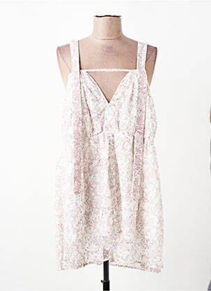 Tunique manches longues légère et transparente rose RHUM RAISIN femme