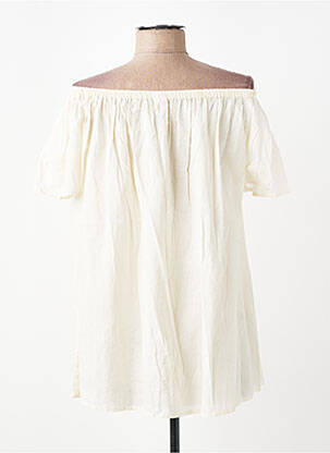 Tunique manches courtes manches epaules dénudées beige RHUM RAISIN femme