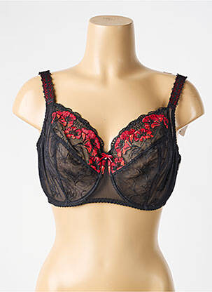 Soutien-gorge broderie haut soutien-gorge emboitant noir AUBADE femme