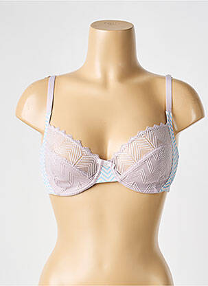 Soutien-gorge haut soutien-gorge balconnet haut soutien-gorge balconnet bleu NATURANA femme