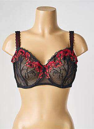 Soutien-gorge broderie haut soutien-gorge emboitant noir AUBADE femme