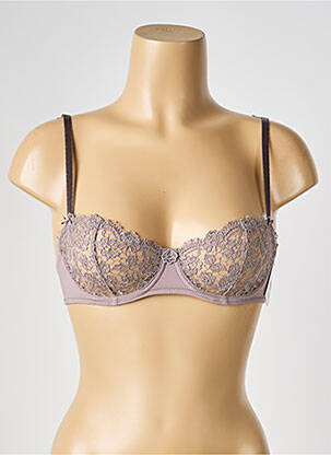 Soutien-gorge haut soutien-gorge balconnet haut soutien-gorge balconnet gris AUBADE femme