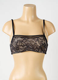 Soutien-gorge avec armature haut bandeau noir WOLFORD femme