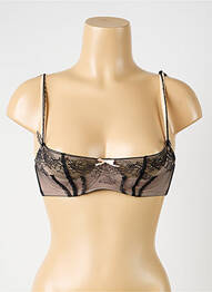 Soutien-gorge broderie haut bandeau noir CHANTAL THOMASS femme
