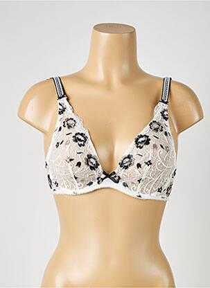 Soutien-gorge broderie haut soutien-gorge emboitant blanc AUBADE femme