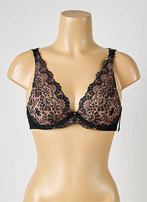 Soutien-gorge broderie haut soutien-gorge emboitant noir AUBADE femme