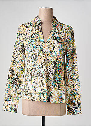 Blouse imprimé fantaisie manches longues blanc MEXX femme