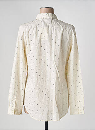 Chemisier coupe cintrée manches longues beige MEXX femme