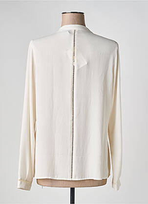 Chemisier tissage crêpe manches longues beige MEXX femme