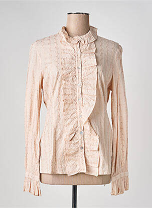 Chemisier coupe cintrée manches longues rose MEXX femme