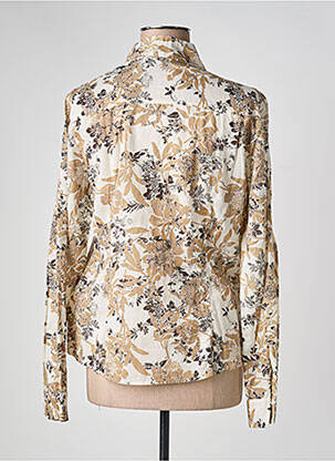 Chemisier coupe cintrée manches longues marron MEXX femme