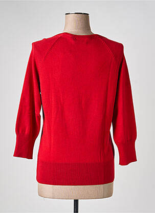 Pull col v manches longues rouge MEXX femme