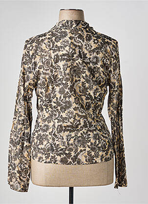 Chemisier coupe cintrée manches longues beige MEXX femme