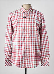Chemise manches longues poignets boutonnés rouge MEXX homme
