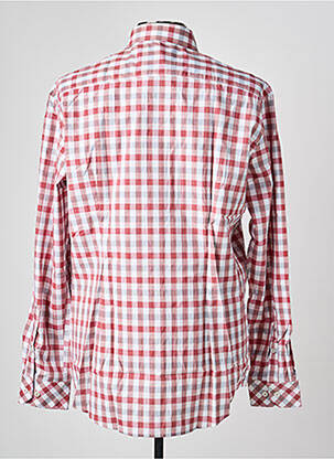 Chemise manches longues poignets boutonnés rouge MEXX homme