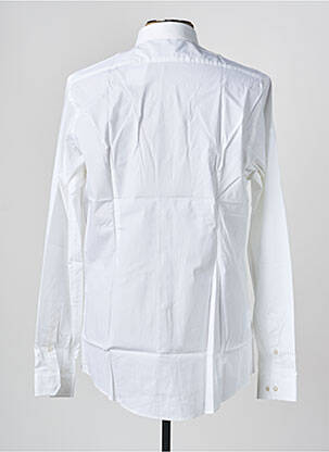 Chemise manches longues poignets boutonnés blanc MEXX homme