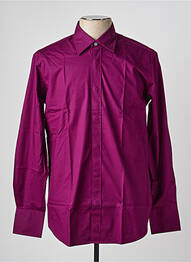 Chemise manches longues poignets boutonnés violet MEXX homme