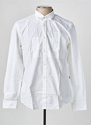 Chemise manches longues poignets boutonnés blanc MEXX homme