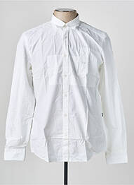 Chemise manches longues poignets boutonnés blanc MEXX homme