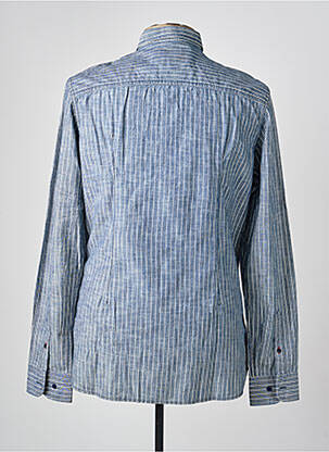 Chemise manches longues poches bleu MEXX homme