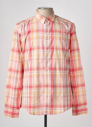 Chemise manches longues poignets boutonnés orange MEXX homme