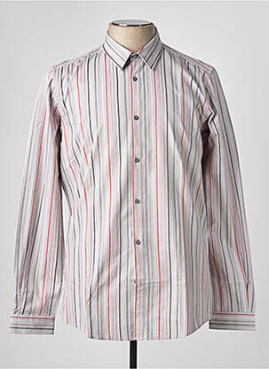 Chemise manches longues poignets boutonnés gris MEXX homme
