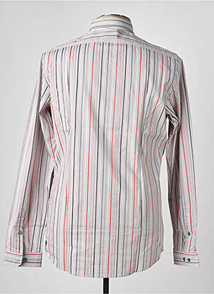 Chemise manches longues poignets boutonnés gris MEXX homme