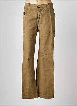 Pantalon chino tissage popeline taille normale vert MEXX femme