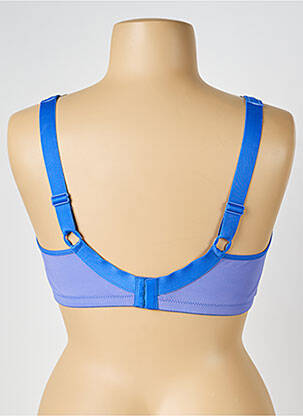 Soutien-gorge sans armature haut soutien-gorge emboitant bleu NATURANA femme