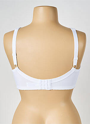 Soutien-gorge effet matière satinée haut soutien-gorge emboitant blanc NATURANA femme