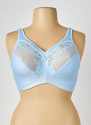 Soutien-gorge sans armature haut soutien-gorge emboitant bleu DAMART femme