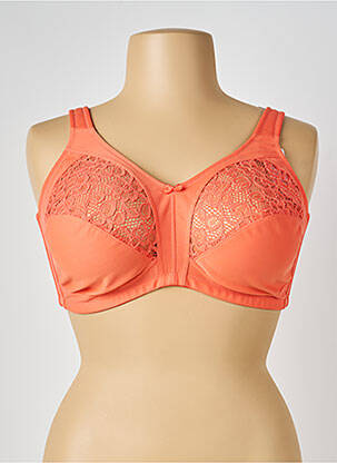 Soutien-gorge sans armature haut soutien-gorge emboitant orange NATURANA femme